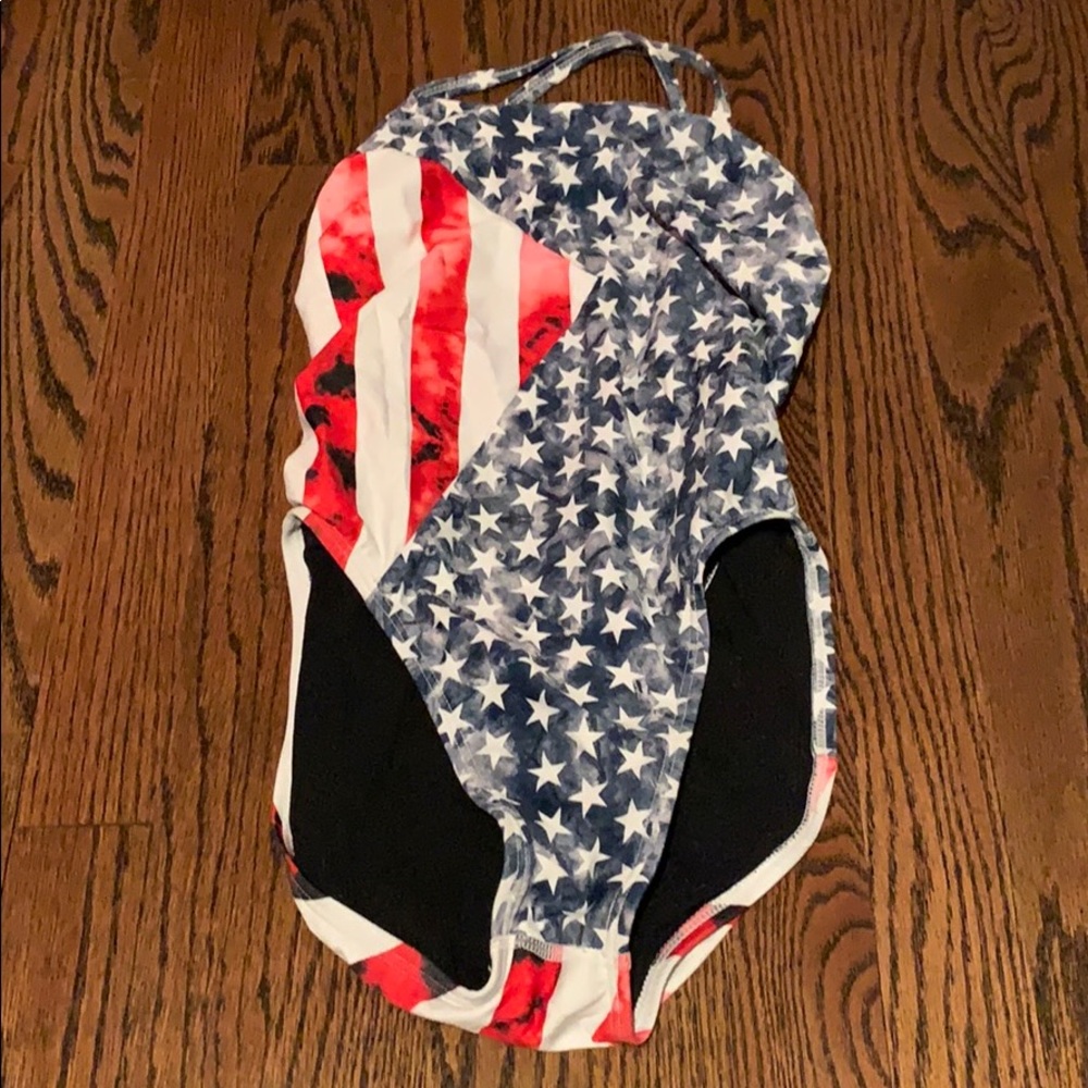 American Flag Jolyn One Piece Bathing Suit